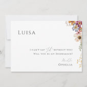 Carte de proposition d'aide-mémoire photo Fleur sa (Dos)