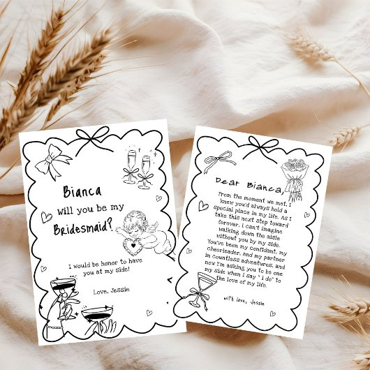 Carte de proposition d'aide-ménagère à main élégan