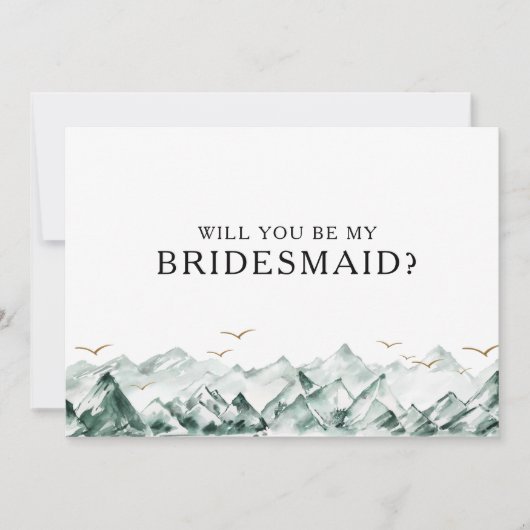 Carte de proposition d'aide-ménagère Green et Gold (Devant)