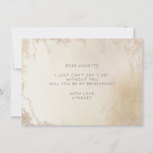 Carte de proposition d'aide sociale Ombre Jaune Or (Dos)