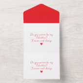 Carte de proposition d'amour romantique (À l'intérieur)