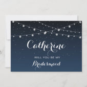 Carte de proposition d'animatrice de nuit Starry (Devant)