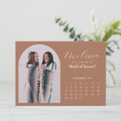 Carte de proposition d'arche de beauté Terre (Debout devant)