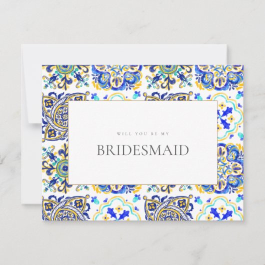 Carte de proposition de Bridesmaid (Devant)