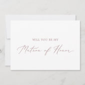 Carte de proposition de carte d'honneur du Rose Go (Devant)