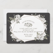 Carte de proposition de carte d'honneur géométriqu (Dos)