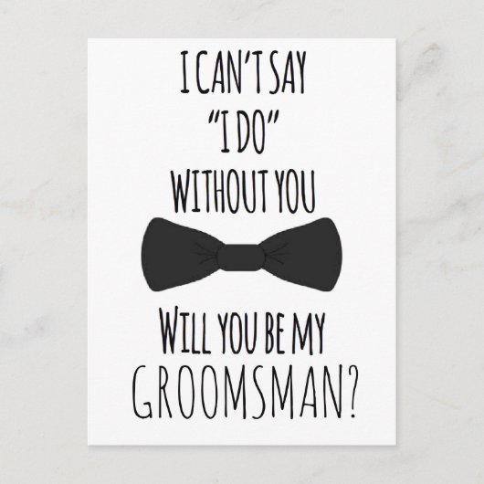 Carte de proposition de demoiselle d'honneur et ga (Devant)