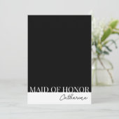 Carte de Proposition de Demoiselle d'Honneur Moder (Debout devant)