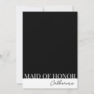Carte de Proposition de Demoiselle d'Honneur Moder