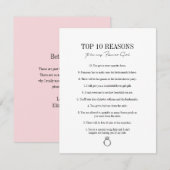 Carte de proposition de demoiselle d'honneur "Reas (Devant / Derrière)