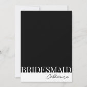 Carte de Proposition de Demoiselles d'Honneur Mode (Devant)