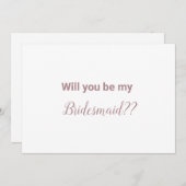 carte de proposition de dossm. or rose minimal sim (Devant / Derrière)