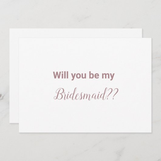 carte de proposition de dossm. or rose minimal sim (Devant / Derrière)