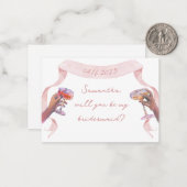 Carte de proposition de femme d'accueil personnali (Devant/Arrière en situation)