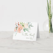 Carte de proposition de fête nuptiale Soft Florals (Devant)
