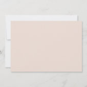 Carte de proposition de fille rose retro élégant (Dos)