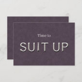 Carte de proposition de garçon d'honneur de mariag (Devant / Derrière)