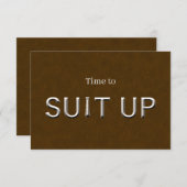 Carte de Proposition de Garçon d'Honneur pour Mari (Devant / Derrière)