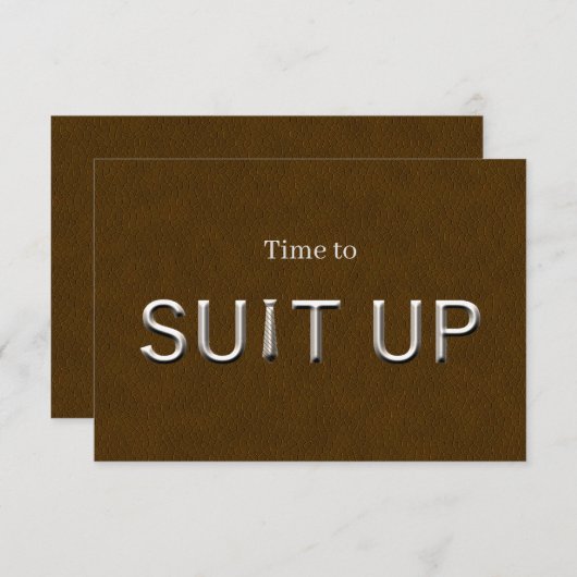 Carte de Proposition de Garçon d'Honneur pour Mari (Devant / Derrière)