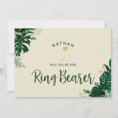 Carte de Proposition de Garçon d'Honneur Thème Tro (Devant)