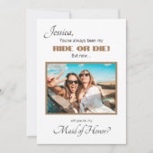 Carte de proposition de la Bridesmaid (Devant)