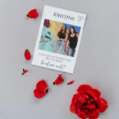 Carte de proposition de la Bridesmaid