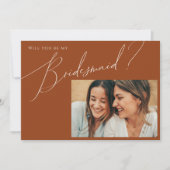 Carte de proposition de la Bridesmaid de Eart Dese (Devant)