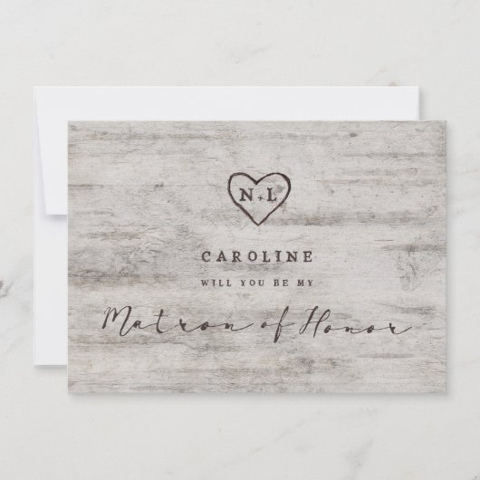 Carte de proposition de la carte Matron d'honneur  (Devant)