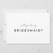 Carte de proposition de la femme de chambre de scr (Devant)