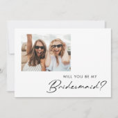 Carte de proposition de la femme de chambre minima (Devant)