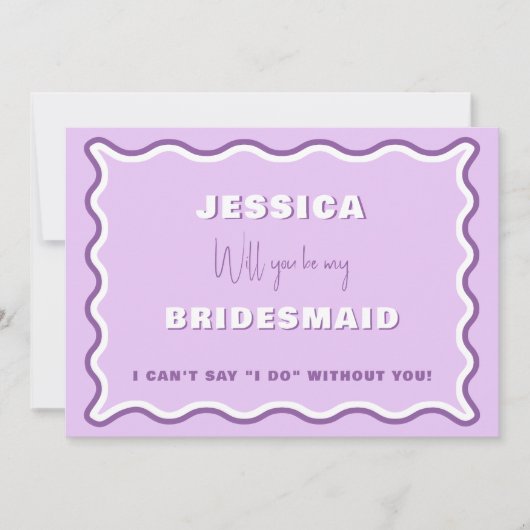 Carte de proposition de la femme de ménage Retro W (Devant)