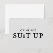 Carte de proposition de la fête nuptiale Groomsman (Devant / Derrière)