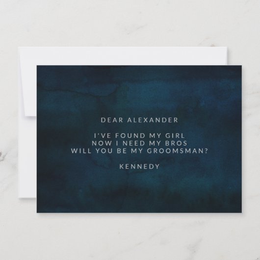 Carte de proposition de la marine Luster Silver Be (Dos)