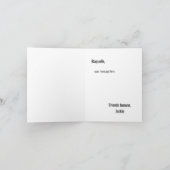 Carte de proposition de la partie de mariage du mo (Intérieur)