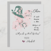 Carte de proposition de la partie nuptiale de cuis (Devant / Derrière)