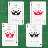 Carte de proposition de la reine des coeurs Poker 