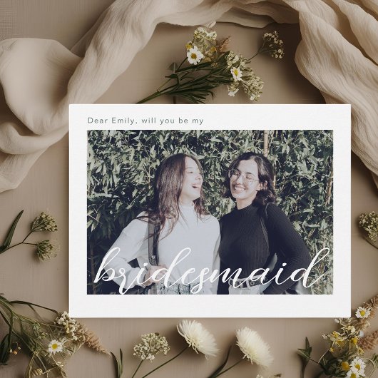 Carte de proposition de la servante de ménage mode