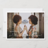 Carte de proposition de la servante d'honneur écri (Devant)