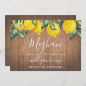 Carte de proposition de la servante d'information  (Devant / Derrière)