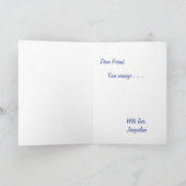 Carte de proposition de la servante du bouquet tir (Intérieur)