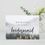 Carte de proposition de la servante rustique des p (Debout devant)