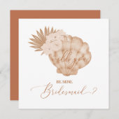 Carte de proposition de la serveuse Boho Beach Sea (Devant / Derrière)