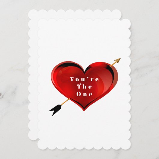 Carte de proposition de mariage (Devant / Derrière)