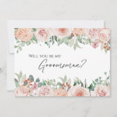 Carte de proposition de Mariage blanc flush (Devant)