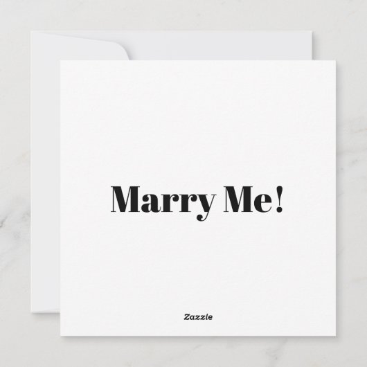 Carte de proposition de mariage de foi (Dos)