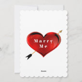 Carte de Proposition de Mariage Let's Hang Out For (Dos)