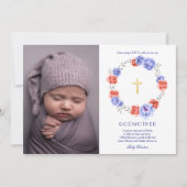 Carte de Proposition de Marraine avec Photo et Cou (Devant)