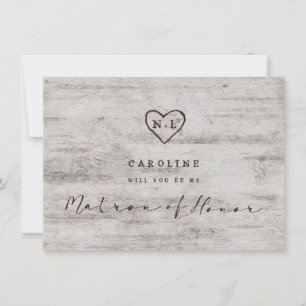 Carte de proposition de marraine d'honneur Carved