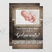 Carte de proposition de parrainage photo (Devant / Derrière)