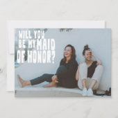 Carte de proposition de photo d'honneur de la femm (Devant)